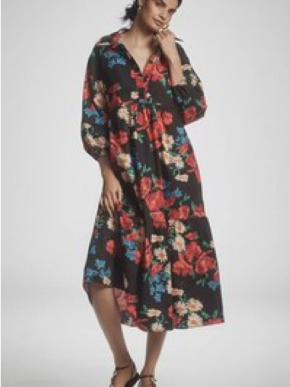 Maeve Bettina Floral Maxi Dress